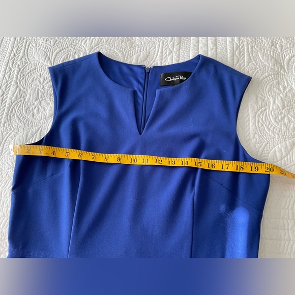 CHELSEA ROSE, CERULEAN FLARE DRESS,  SIZE: 14 - Picture 7 of 10